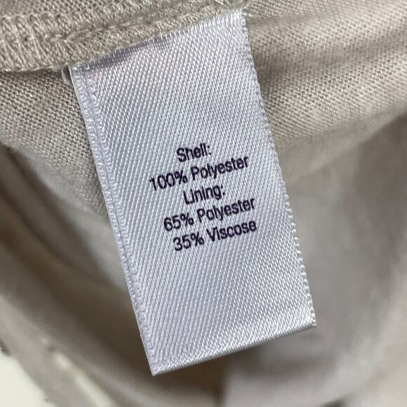 Jennifer Lopez Beige Sleeveless Top Size S – Beaded Chiffon Fairycore Keyhole - Picture 7 of 7